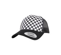 Flexfit Mixte Checkerboard Retro Trucker Black/White One Size Casquette, black/white, Taille unique EU