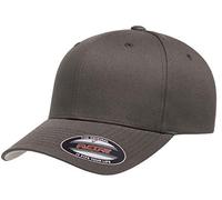 Flexfit Cotton Twill Fitted Cap Casquette de Baseball, Gris foncé, L/XL Homme