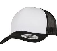 Flexfit Casquette Classique incurvée en Mousse Baseball, Noir/Blanc, Taille Unique Mixte