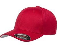 Flexfit Casquette de Baseball Ajust e pour Homme - Rouge - S/M