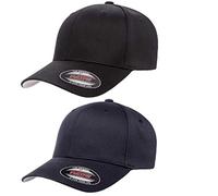 Flexfit Casquette de baseball ajustée pour homme - noir - S/M