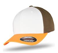 Flexfit Casquette de baseball avec bandana UD Skull dans de nombreuses couleurs, 3 tons orange, blanc, olive, L-XL