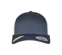 Flexfit Casquette de baseball bicolore YP Classics, rétro recyclée, unisexe, bleu marine/blanc, taille unique
