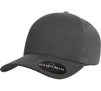 Flexfit - Casquette de baseball "Delta" pour homme/femme unie PC5719 (S-M) (Gris foncé)