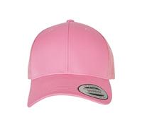 Flexfit 6606-RetroTrucker Casquette de Baseball, Rose, Taille Unique Mixte