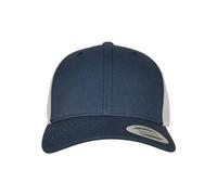 Flexfit Casquette de Baseball Unisexe, Opaque, Bleu Marine/Gris, Taille Unique