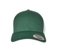 Flexfit Casquette de Baseball Unisexe, Opaque, Vert/Blanc, Taille Unique