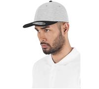 Flexfit Casquette Double Jersey 2-Tone Gris chiné/Noir Taille 60-61