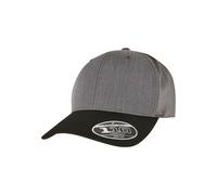 Flexfit 110 Melange Mix Cap Casquette de Baseball, Gris foncé/Noir, Taille Unique Mixte