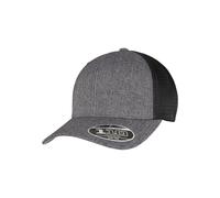 Flexfit 110 Trucker Mesh Snapback Cap - Melange Gris