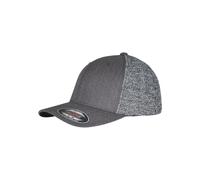 Flexfit Casquette gris chiné / noir, Taille 60-61