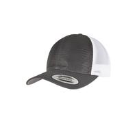 Flexfit Casquette gris foncé / blanc, Taille 55-60