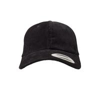 Flexfit Casquette velours côtelé profil bas Dad Unisexe Taille unique Noir
