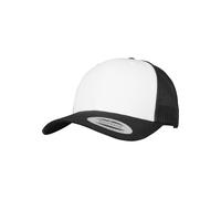 Flexfit Casquette Retro Trucker Mixte Front coloré Noir/Blanc Taille unique