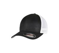 Flexfit Unisex 360 OMNIMESH Cap 2-Tone Baseballkappe, Black/White, L/XL