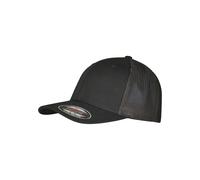 Flexfit Flex fit Trucker Recycled Mesh Casquette De Baseball, Noir/Noir, S/M Mixte