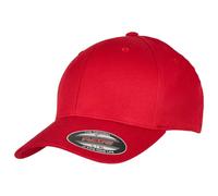 Flexfit Casquette de baseball unisexe adulte Coton biologique Rouge S/M
