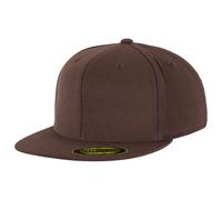 Flexfit Casquette 210 Fitted Premium Marron Mixte Adulte Taille S/M