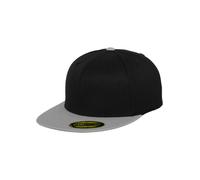 Flexfit Mixte Premium 210 Fitted 2-tone Blk/Gry S/M (6 ⅞-7 ¼) Casquette, Noir/argenté, S-M EU
