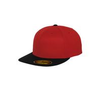Flexfit Casquette 'Premium 210' rouge feu / noir, Taille 56-57