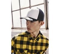 Flexfit Casquette Retro Trucker Mixte Front coloré Noir/Blanc Taille unique