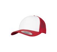 Flexfit Casquette Mixte Retro Trucker Colored Front – Rouge/Blanc – Taille Unique