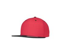 Flexfit Casquette unisexe Classic Snapback bicolore visière plate taille unique rouge/noir