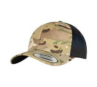 Flexfit - Casquette trucker motif/style rétro - Adulte (BC7072)