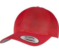 Flexfit - Casquette unie homme/femme "Omnimesh", filet RW8070 (Taille unique) (Rouge)