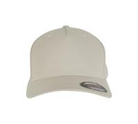 Flexfit Casquette Unisexe à 5 Panneaux, pour Homme et Femme, Tailles S/M à L/XL, Beige, L-XL