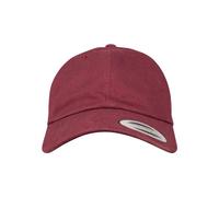 Flexfit Casquette Unisexe Peached Cotton Twill Dad pour Homme et Femme en Tissu avec Finition spécial Peached Taille Unique Marron
