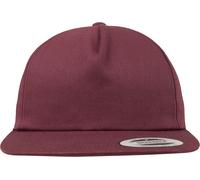 Flexfit Casquette Unstructured 5-Panel Snapback Maroon Einheitsgröße