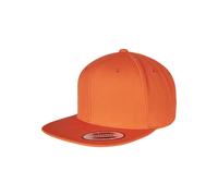 Flexfit Unisex-Adult Classic Snapback Baseball Cap, orange, one Size