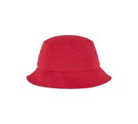 Flexfit Chapeaux 'Bucket' rouge feu, Taille 55-60