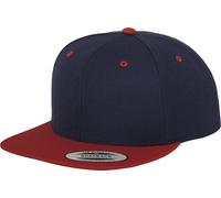 Flexfit Classic 2-Tone Snapback Cap - Navy / Rouge