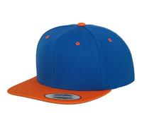 Flexfit Classic 2-Tone Snapback Cap - Royal / Orange