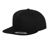 Flexfit Classic 5-Panel Snapback Cap - Noir / Noir