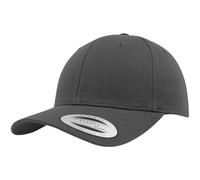 Flexfit Curved Classic Snapback Cap - Charcoal
