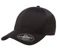 Flexfit Delta Casquette sans Couture Chapeau, Noir, L/XL Homme