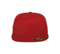Flexfit Erwachsene Mütze Premium 210 Fitted, rot (red), L/XL
