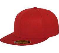 Flexfit Erwachsene Mütze Premium 210 Fitted, rot (red), S/M