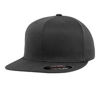Flexfit Flat Visor Chapeaux Mixte, Gris foncé, S/M
