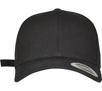 FLEXFIT FX7708MS | 6-Panel Curved Metal Snap Cap - Couleur : Noir - Taille : One Size