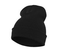 Flexfit Heavyweight Long Beanie One Size Bonnet Unisex-Adult Noir, Taille Unique