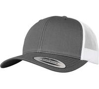 Flexfit - Homme/Femme Unie Bicolore - Casquette Camionnette PC4260 (Taille Unique) (Gris Foncé/Blanc)