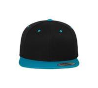 Flexfit Homme Kappe Classic Snapback 2-tone Flat-sheets, - Blk/teal, Taille Unique EU