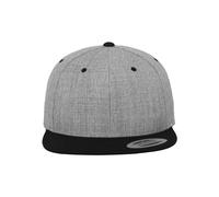 Flexfit Homme Kappe Classic Snapback 2-tone Flat-sheets, - H.grey/blk, Taille Unique EU