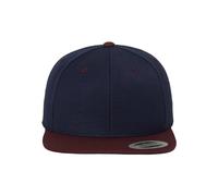 Flexfit Homme Kappe Classic Snapback 2-tone Flat-sheets, - Nvy/maroon, Taille Unique EU