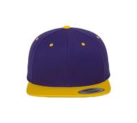 Flexfit Homme Kappe Classic Snapback 2-tone Flat-sheets, Pur/or, Taille Unique EU