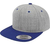 Flexfit Homme Kappe Classic Snapback 2-tone Flat-sheets, Varios Colores - Heather/Royal, Taille Unique EU